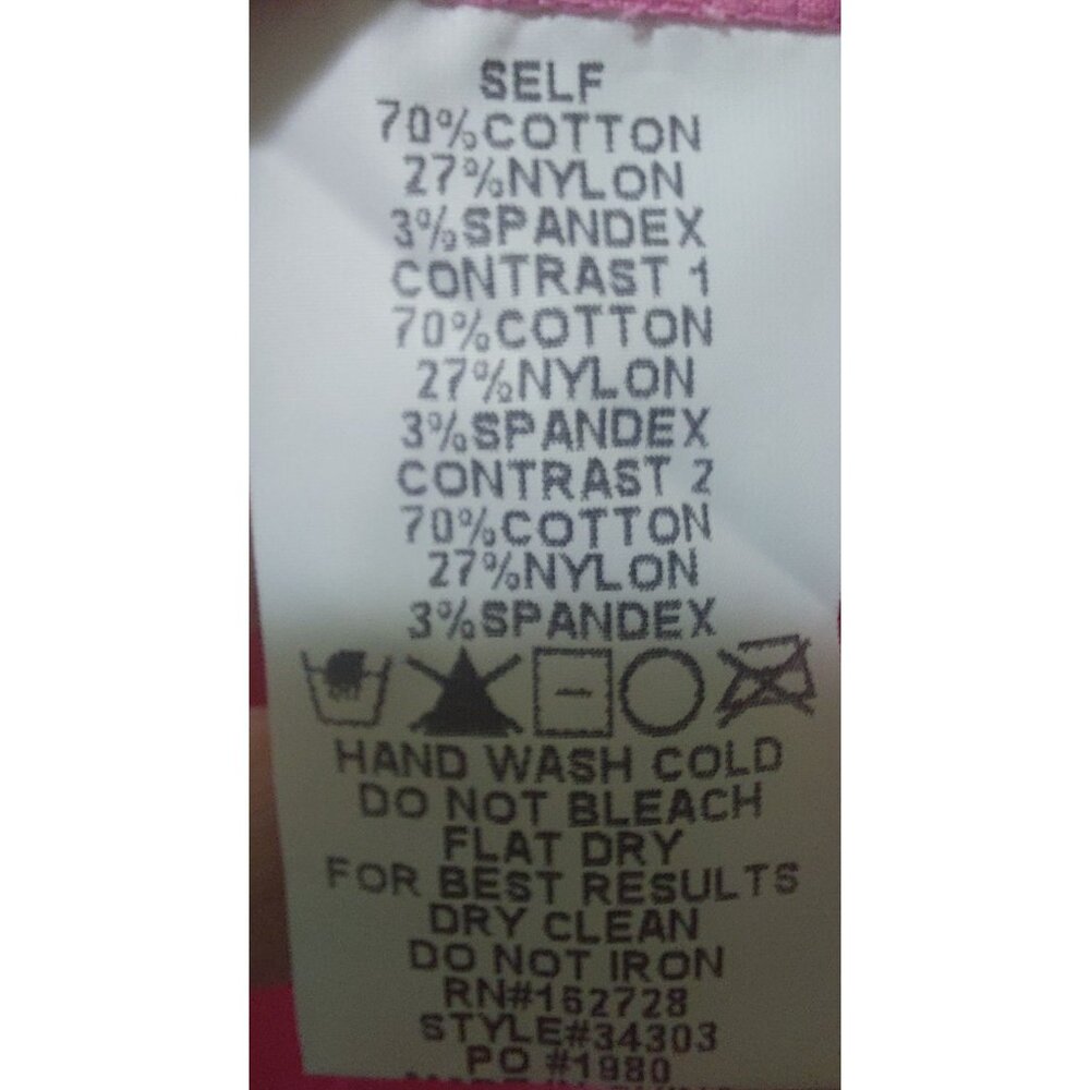 NWT Voy Kendra Colorblock Poplin Ruffle Sleeve Top In Pink~Khaki~Orange ~ SMALL - Picture 9 of 9